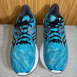 Saucony Blue and Black Athletic Shoes